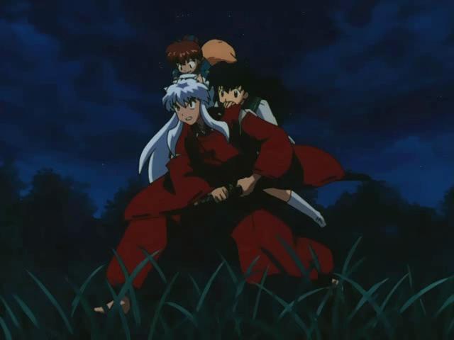 Otaku Gallery  / Anime e Manga / Inu-Yasha / Screen Shots / Episodi / 017 - L`inchiostro insanguinato del pittore infernale / 173.jpg